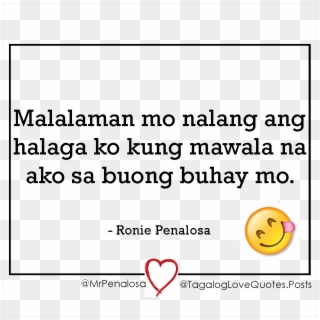 Break Up Quotes Tagalog Sad Quotes Png - Boyfriend Tagalog Love Quotes, Transparent Png