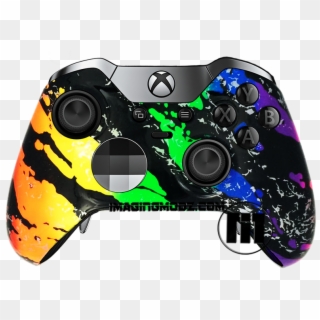 Rainbow Splatter Elite Xbox One Controller - Custom Controllers Xbox, HD Png Download