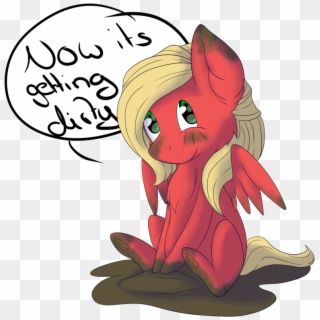 Melodis, Cute, Female, Looking At You, Mare, Mud, Oc, - Cartoon, HD Png Download