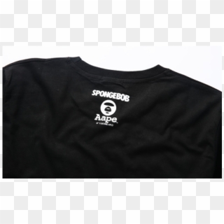 A Bathing Ape Logo T-shirt - Ape Black T Shirt By A Bathing Ape, HD Png Download