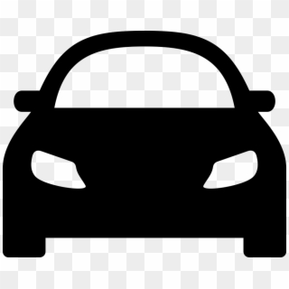 Car Silhouette With Detached Wheels &8902 Free Vectors - Car Icon Free Png, Transparent Png