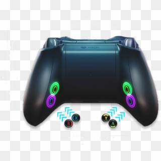 Video Game Controller Transparent - Cinch Gaming Led Buttons, HD Png Download