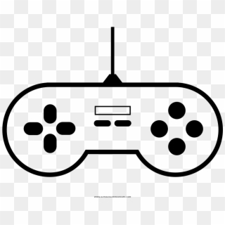 Gaming Coloring Page - Game Controller, HD Png Download