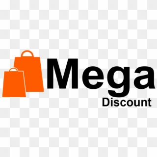 Mega Discount - Orange, HD Png Download