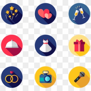 186 Wedding Icon Packs - Virtual Reality Icons, HD Png Download