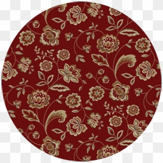 Mayberry Rug City Ct1054 Claret Rug - Circle, HD Png Download