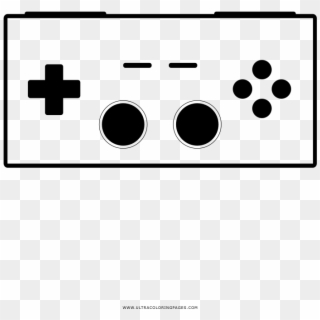 Video Game Controller Coloring Page Clipart , Png Download - Controller Logo, Transparent Png
