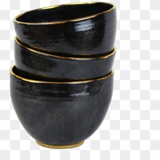 Mini Serving Bowl Set With 14k Gold - Earthenware, HD Png Download