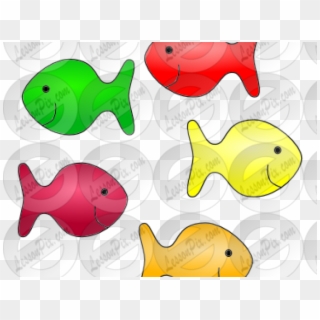 Snack Clipart Goldfish Snack - Coral Reef Fish, HD Png Download