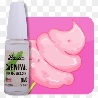 Cotton Candy E Liquid From Lizard Juice In 15ml Vape - Nail Polish, HD Png Download