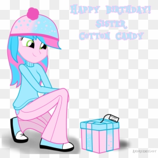 Happy Birthday Cotton Candy By Andreasemiramis Happy - Happy Birthday Cotton Candy, HD Png Download