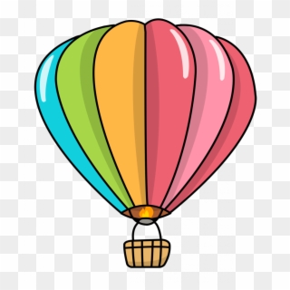 Cartoon Air Balloon Png, Transparent Png