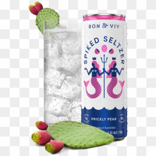 Bon & Viv Spiked Seltzer Prickly Pear - Bon And Viv Spiked Seltzer, HD Png Download