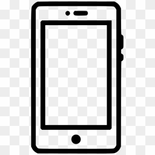 Iphone Svg Mobile Png - Telefon Pintar Clip Art, Transparent Png