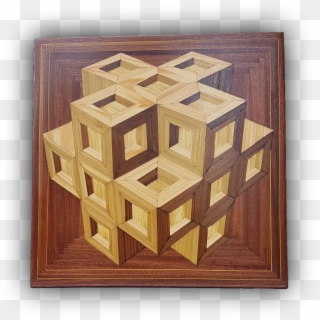 080 Cube Of Incavated Cubes - Picture Frame, HD Png Download
