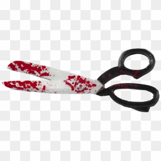 Bloody Chainsaw Png - Bloody Pair Of Scissors, Transparent Png