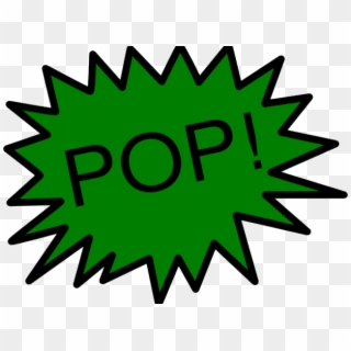 Green Pop Cliparts - Burst Balloon Png, Transparent Png