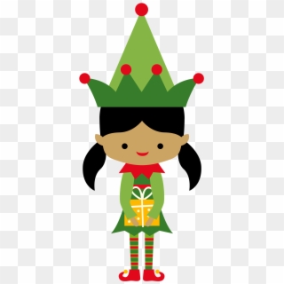 Jpg Free Stock Girl At Getdrawings Com Free For Personal - Christmas Girl Elf Clipart, HD Png Download