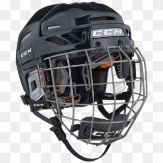 Hockey Helmet Png - Casque De Hockey Ccm Noir, Transparent Png