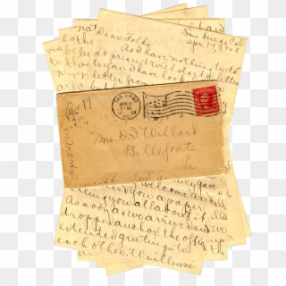 Paper Letter Png - Letters In Olden Days, Transparent Png