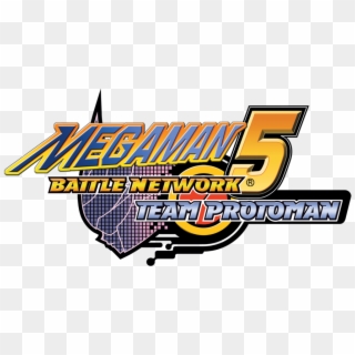 Mega Man Battle Network 5 Team Protoman Logo - Megaman Battle Network 5 Logo, HD Png Download