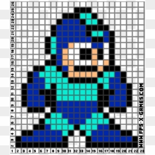 Megaman Pixel Art Idea - Mega Man 8 Bits, HD Png Download