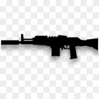 Machine Gun Silhouette, HD Png Download