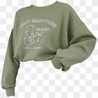 Áedpng They Make Moodboards Green Sweater - Green Niche Meme Pngs, Transparent Png