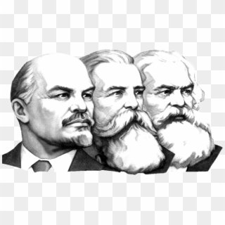 Download Transparent Png - Karl Marx Y Lenin, Png Download