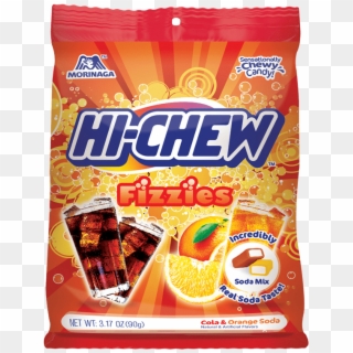 Fizzies Cola & Orange Soda Mix Bag - Hi Chew, HD Png Download