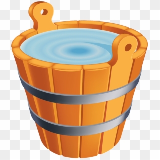 Bucket Transparent Water - Water In Pail Clipart, HD Png Download