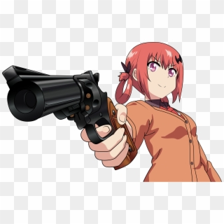 00 Sold Out - Satania With A Gun, HD Png Download
