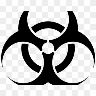 Nuclear Clipart Nuke - Black Biohazard Symbol, HD Png Download