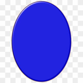 Blue Oval Shape - Circulo Azul Png Sin Fondo, Transparent Png