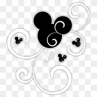 Swirls Clipart Mickey - Minie Mouse And Mickey Mouse Tattoo, HD Png Download