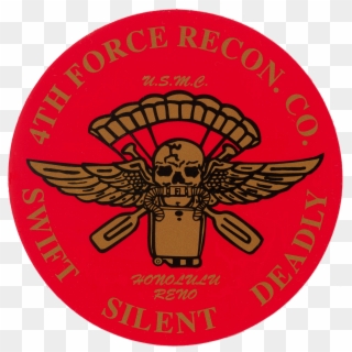 4th Force Reconnaissance Company Insignia 01 - Emblem, HD Png Download