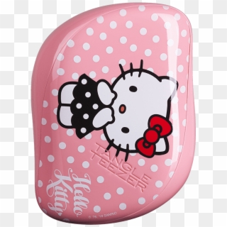 Compact Styler Hello Kitty 2 1-min - Tangle Teezer Compact Hello Kitty Rosa, HD Png Download