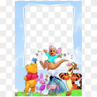 Free Png Cute Png Frame With Winnie The Pooh And Friends - Winnie The Pooh Its A Girl, Transparent Png