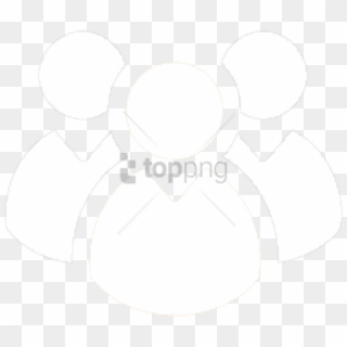 Free Png White Person Icon - Circle, Transparent Png