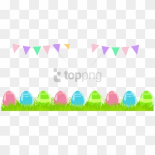 Free Png Easter Banner Png Image With Transparent Background - Transparent Easter Egg Banner, Png Download