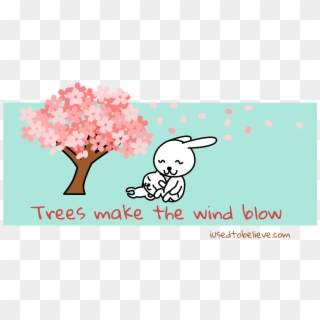 Trees Make The Wind Blow - Cartoon, HD Png Download