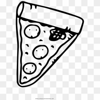 Pizza Slice Coloring Page, HD Png Download