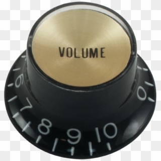 Knob Volume Gold Top Cap Guitar Hat Clipart - Png Volume Knob, Transparent Png