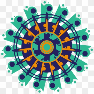 Mandala Geometric Pattern Shapes Png Image - Circle, Transparent Png