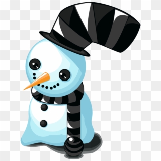 Vector Snowman Transparent - Аниме Снеговик Пнг, HD Png Download