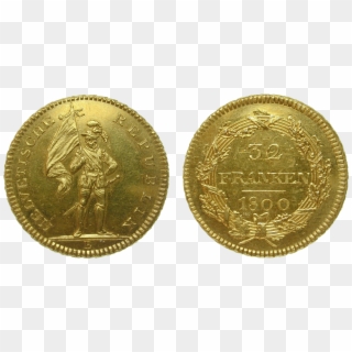 32 Franken 1800 Helvetische Republik - Coin, HD Png Download