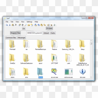 Surf Is An Innovative Free, Open Source Windows File - Good File Management, HD Png Download