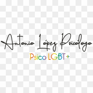 Psicólogo Especializado En Lgbt, Psicología Gay, Lesbianas - Calligraphy, HD Png Download