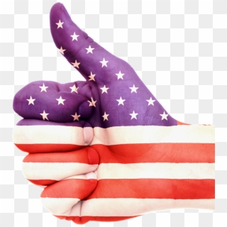 720 In Donald Trump - American Flag Thumbs Up, HD Png Download