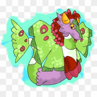 Dustox X Plushie Peophin Pokemon Fusion - Cartoon, HD Png Download
